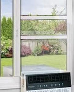 Load image into Gallery viewer, Adjustable Sliding Window Kit for Soleus Air Saddle (Over-The-Sill) Air Conditioners
