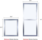 Load image into Gallery viewer, Adjustable Sliding Window Kit for Soleus Air Saddle (Over-The-Sill) Air Conditioners
