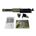 Load image into Gallery viewer, Rotoshovel Backwoods - Powered Handheld Shovel with Auger &amp; Safety Shutoff for Camping, Hunting &amp; RV - 12 Volt Battery &amp; Charger Included
